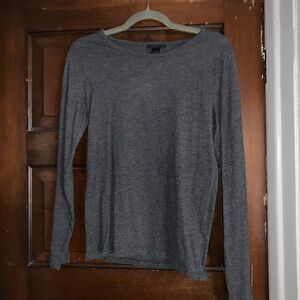 J. Crew Charcoal Long Sleeve Tee